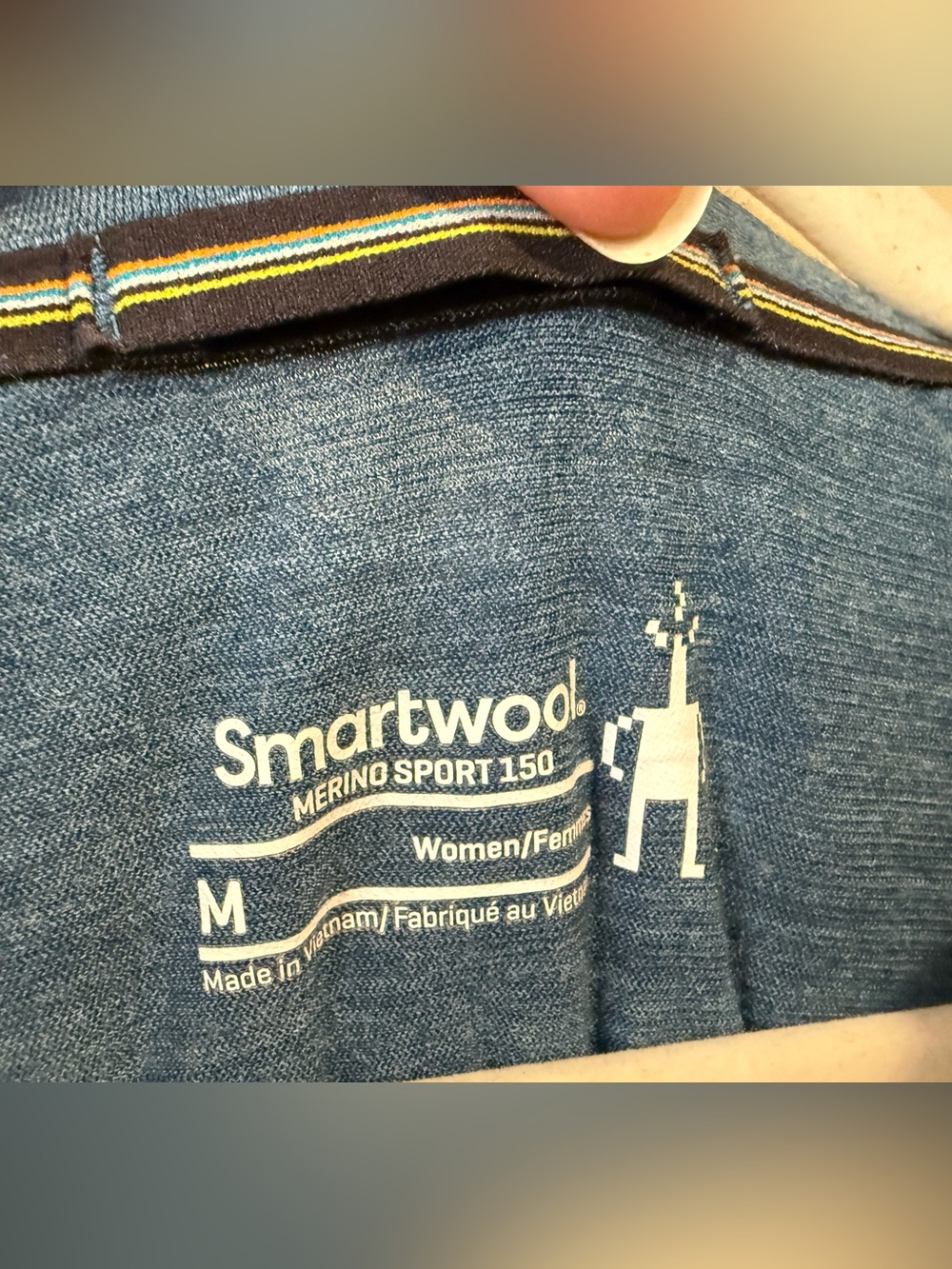 Smartwool Women Merino Sport 150 Short Sleeve - trout graphic size medium - Picture 5 of 8